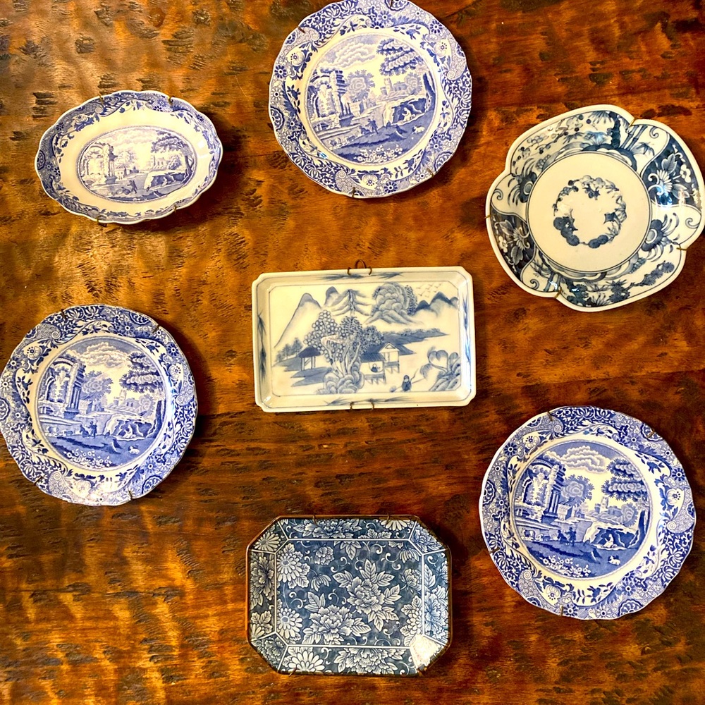 Vintage English Plate Wall Collection